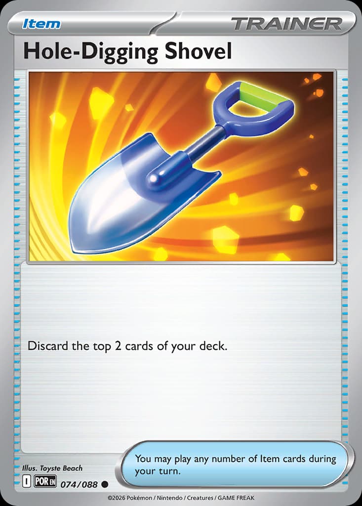 Hole-Digging Shovel: Perfect Order