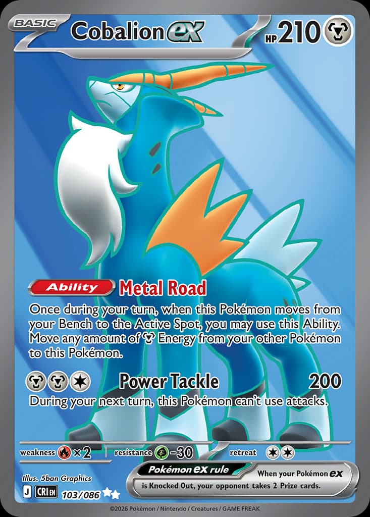 Cobalion ex: Chaos Rising