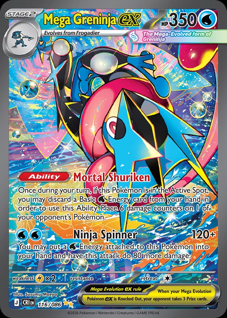 Mega Greninja ex: Chaos Rising