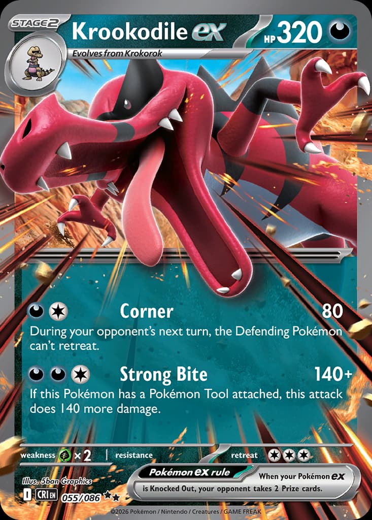 Krookodile ex: Chaos Rising
