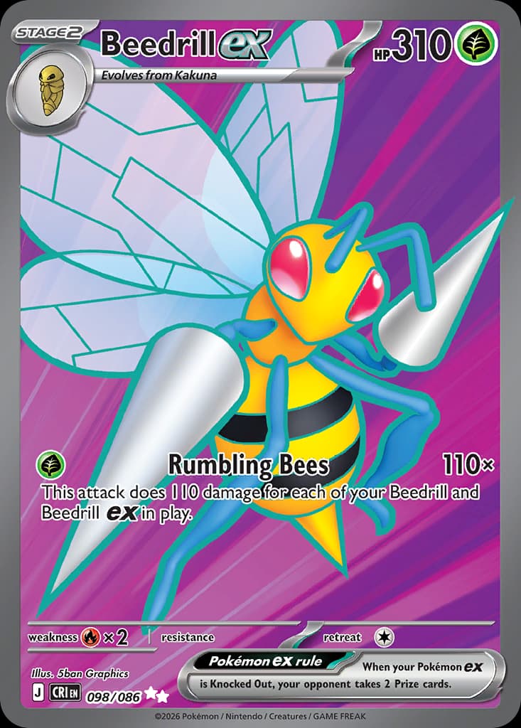 Beedrill ex: Chaos Rising