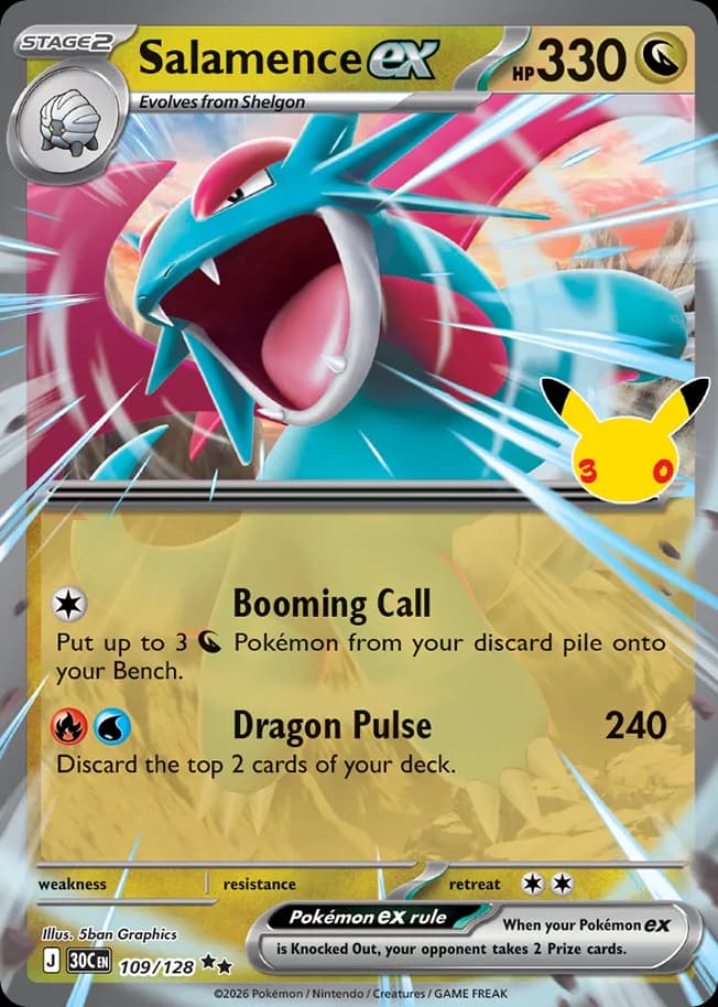 Salamence ex: 30th Celebration