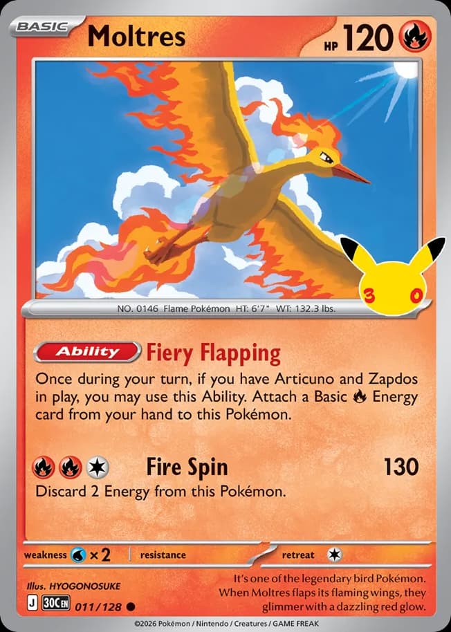 Moltres: 30th Celebration