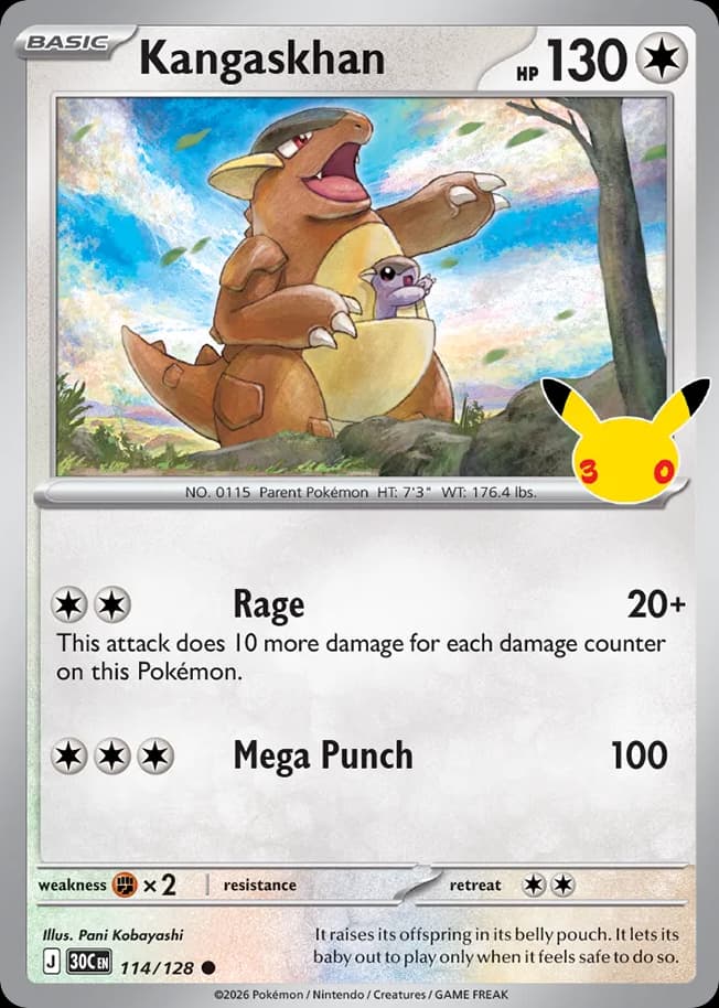 Kangaskhan: 30th Celebration