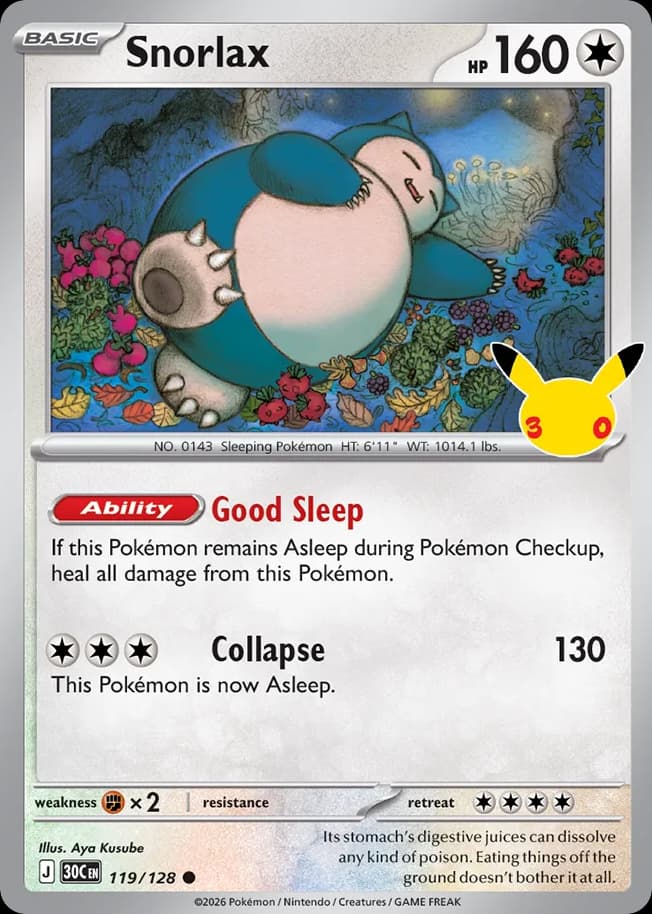 Snorlax: 30th Celebration