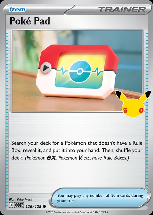 Poké Pad: 30th Celebration