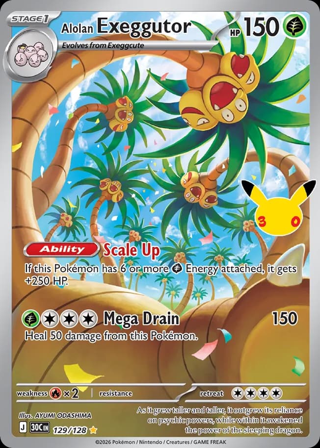Alolan Exeggutor: 30th Celebration
