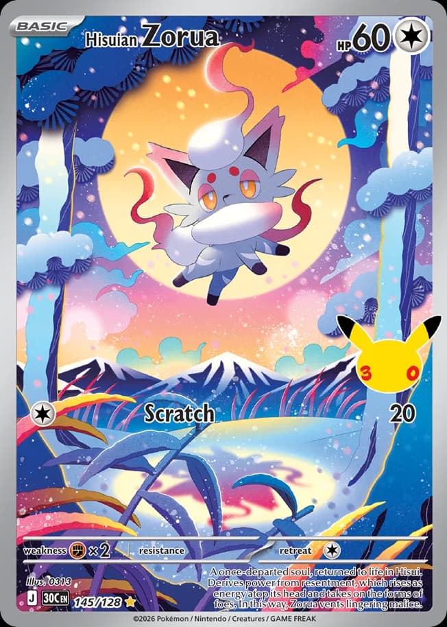 Hisuian Zorua: 30th Celebration