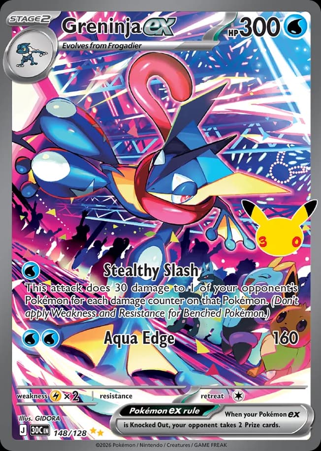 Greninja ex: 30th Celebration