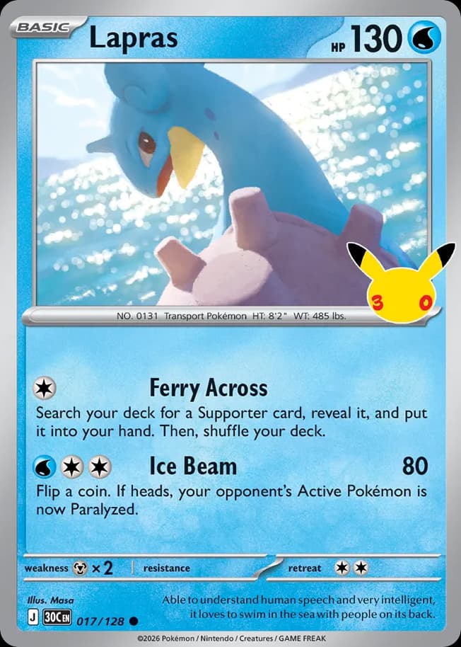 Lapras: 30th Celebration
