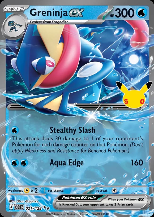 Greninja ex: 30th Celebration