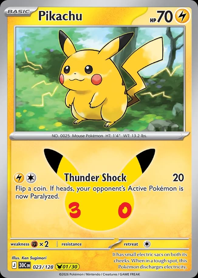 Pikachu: 30th Celebration