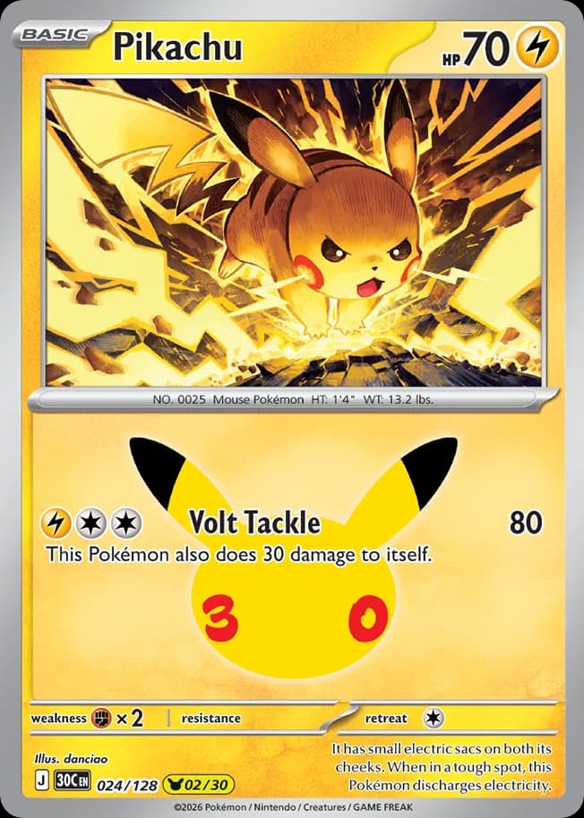 Pikachu: 30th Celebration