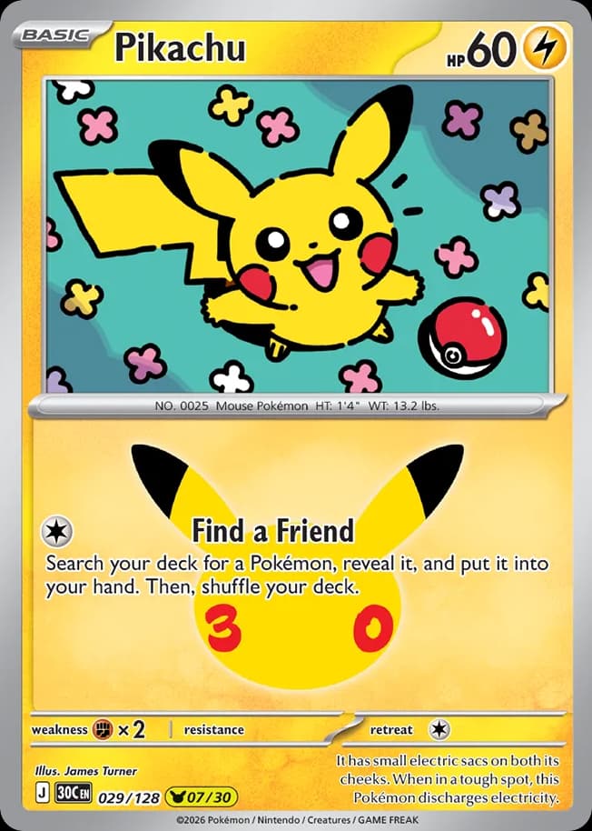 Pikachu: 30th Celebration