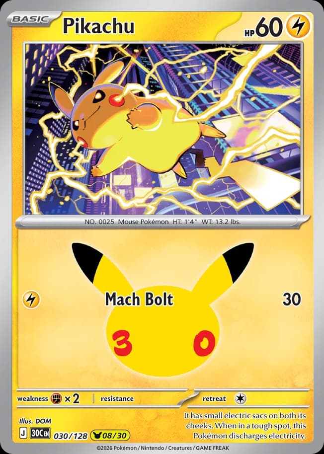 Pikachu: 30th Celebration
