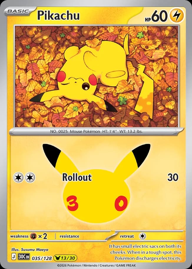 Pikachu: 30th Celebration