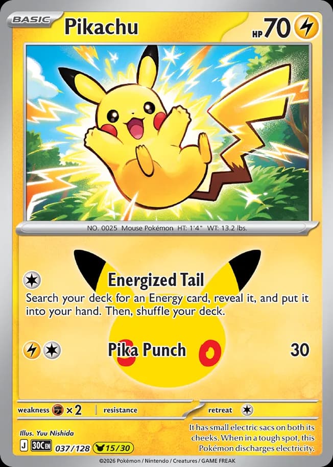 Pikachu: 30th Celebration
