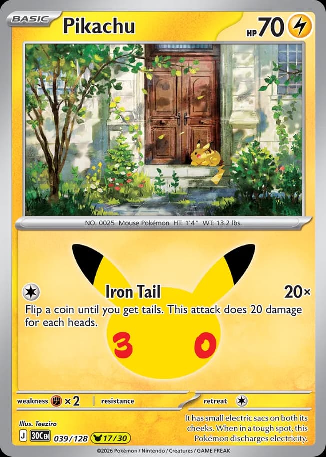 Pikachu: 30th Celebration