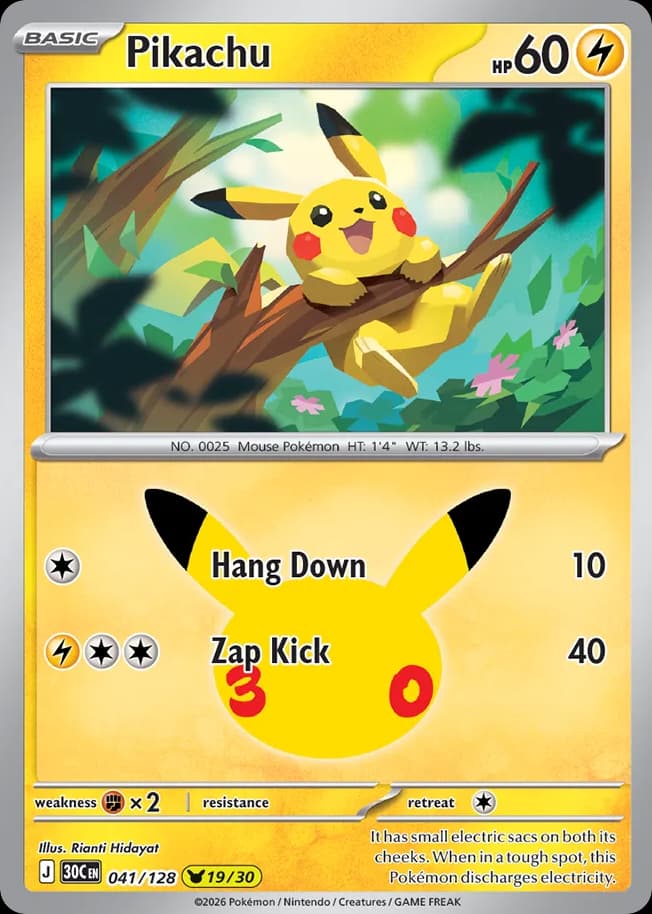 Pikachu: 30th Celebration