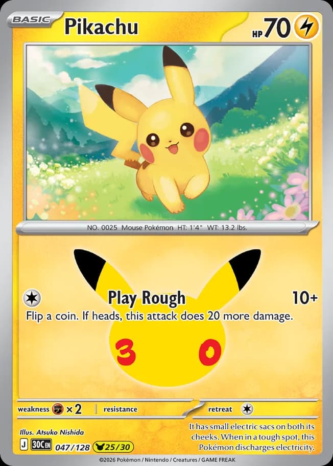 Pikachu: 30th Celebration