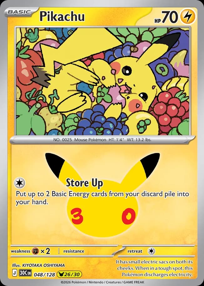 Pikachu: 30th Celebration