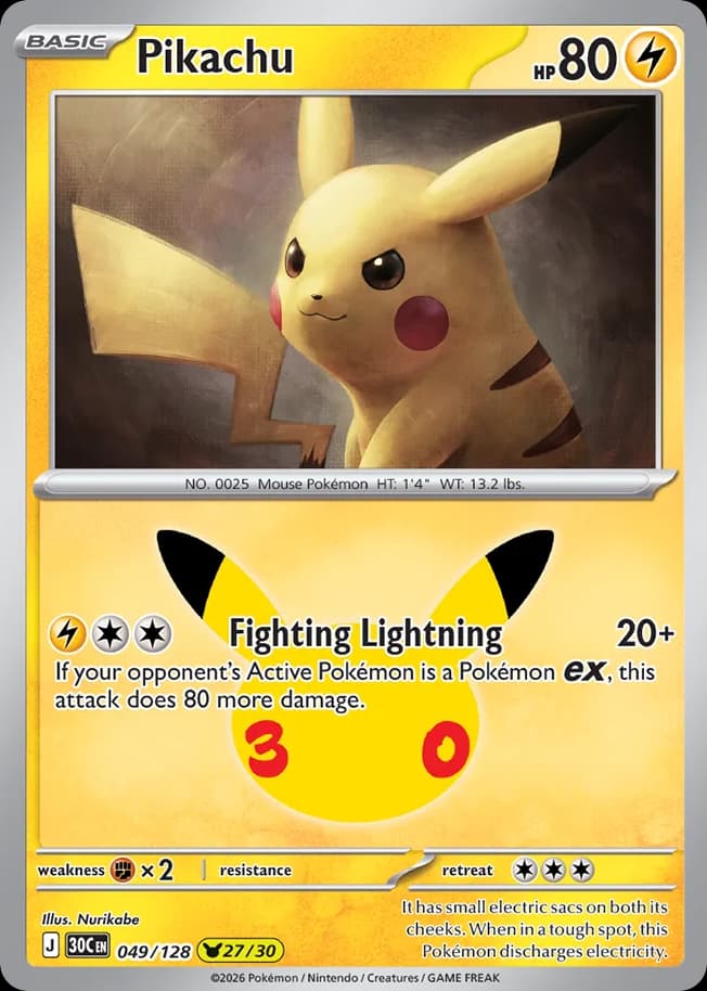 Pikachu: 30th Celebration