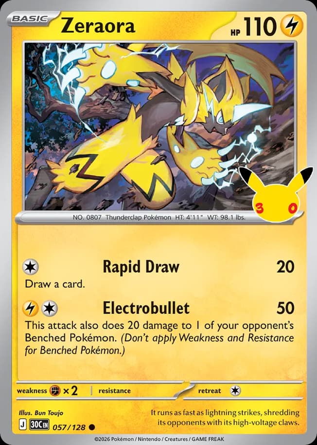 Zeraora: 30th Celebration