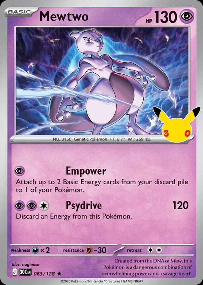 Mewtwo: 30th Celebration