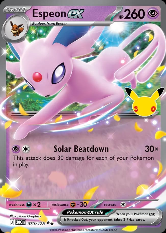 Espeon ex: 30th Celebration