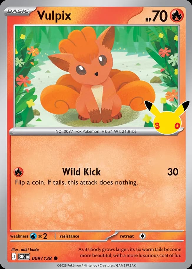 Vulpix: 30th Celebration