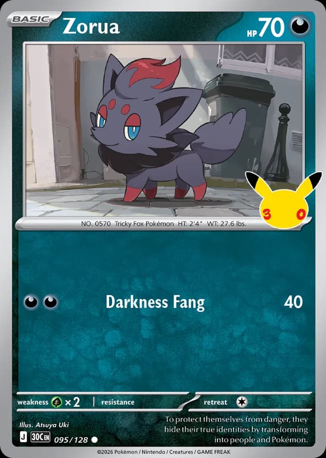 Zorua: 30th Celebration