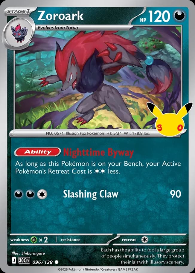 Zoroark: 30th Celebration
