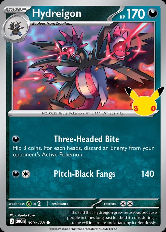 Hydreigon: 30th Celebration