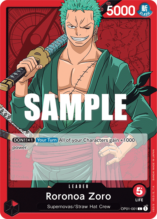 Roronoa Zoro (001): Romance Dawn