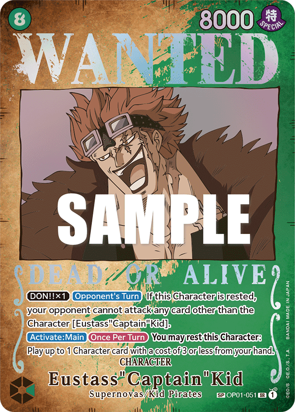 Eustass"Captain"Kid (Wanted Poster): Pillars of Strength