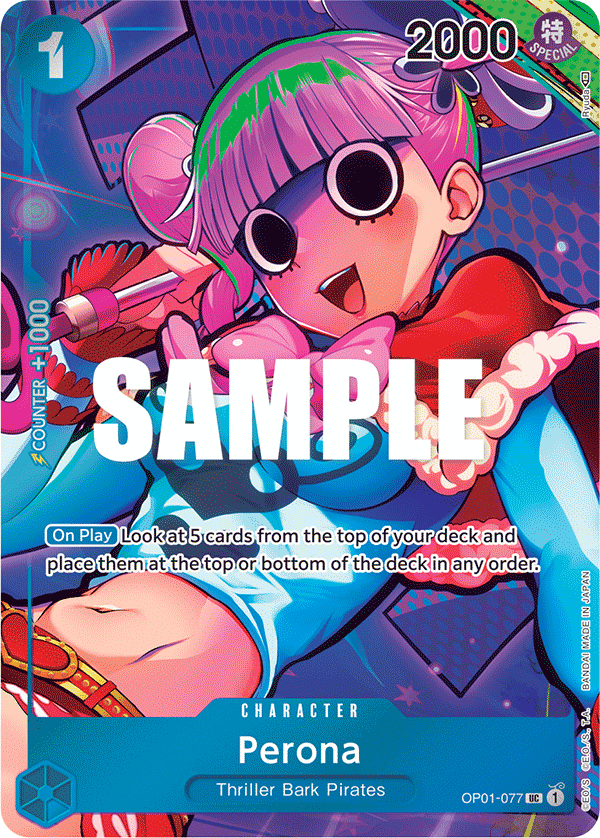 Perona (Box Topper): Romance Dawn