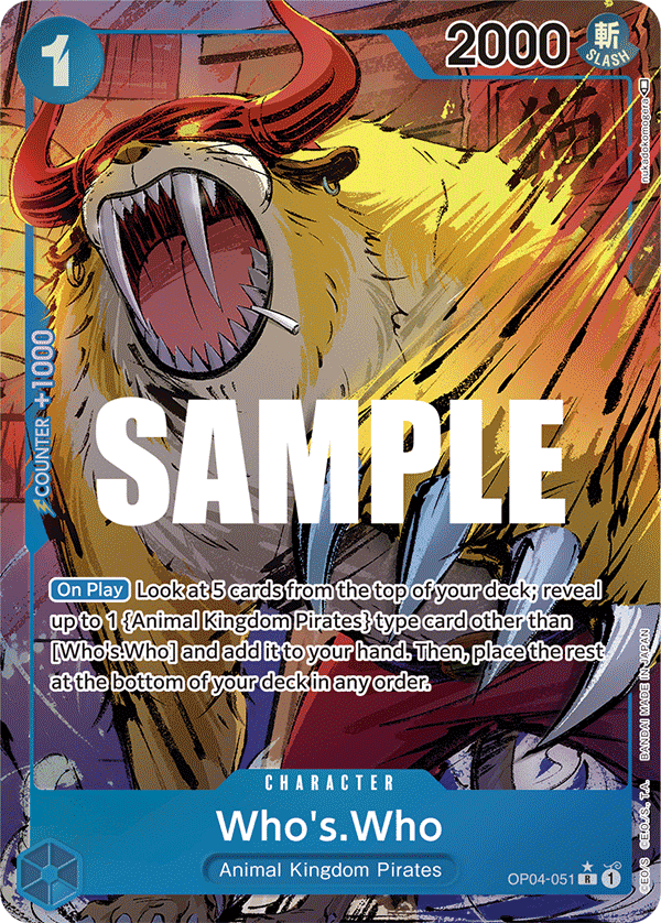 Who's.Who (Alternate Art): Kingdoms of Intrigue