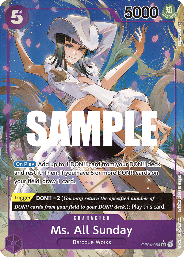 Ms. All Sunday (Alternate Art): Kingdoms of Intrigue