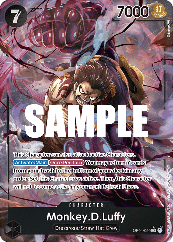 Monkey.D.Luffy (090) (Alternate Art): Kingdoms of Intrigue