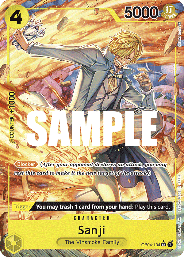 Sanji (104) (Alternate Art): Kingdoms of Intrigue