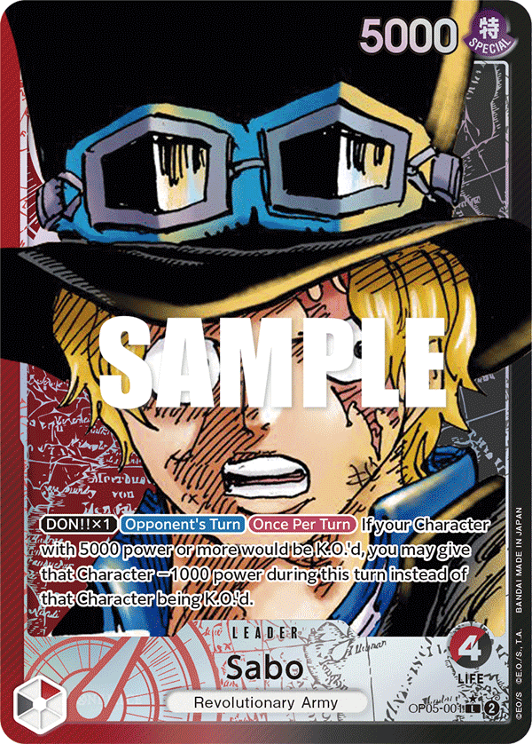 Sabo (001) (Alternate Art): Awakening of the New Era
