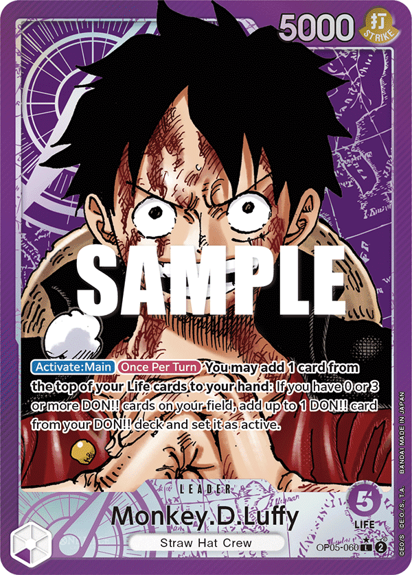 Monkey.D.Luffy (060) (Alternate Art): Awakening of the New Era