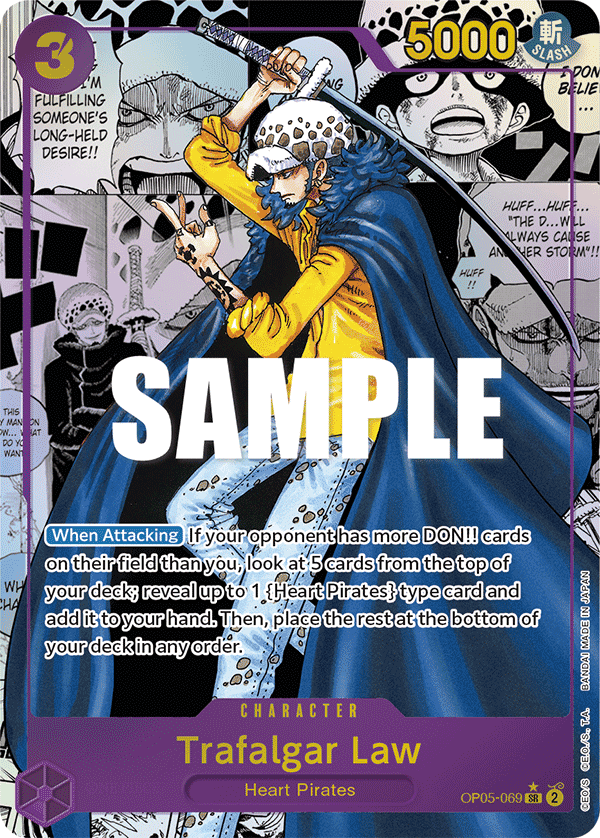 Trafalgar Law (069) (Alternate Art) (Manga): Awakening of the New Era