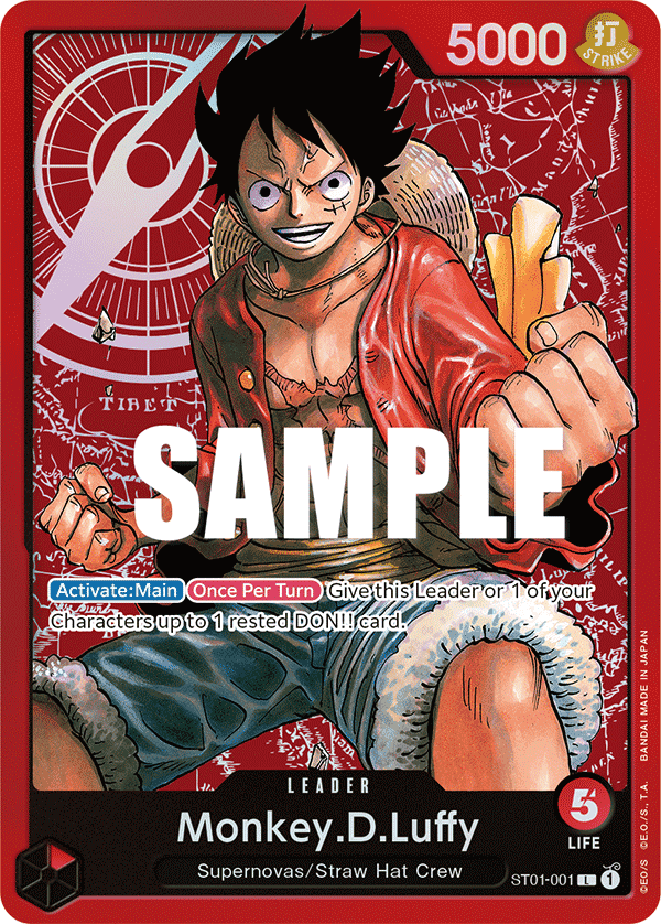 Monkey.D.Luffy (001): Starter Deck 1: Straw Hat Crew