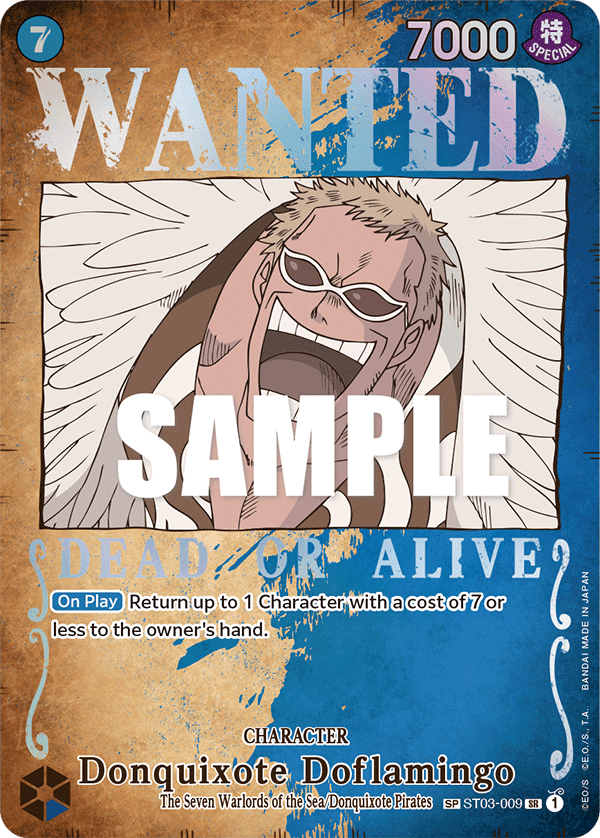 Donquixote Doflamingo (Wanted Poster): Pillars of Strength
