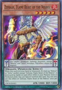 Zefraxa, Flame Beast of the Nekroz: Crossed Souls: Advanced Edition