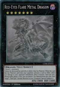 Red-Eyes Flare Metal Dragon (Ghost Rare): Clash of Rebellions