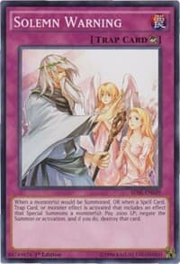 Solemn Warning: Structure Deck: Synchron Extreme