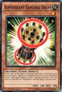 Superheavy Samurai Drum: Dimension of Chaos