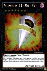 Number 11: Big Eye: Premium Gold: Infinite Gold